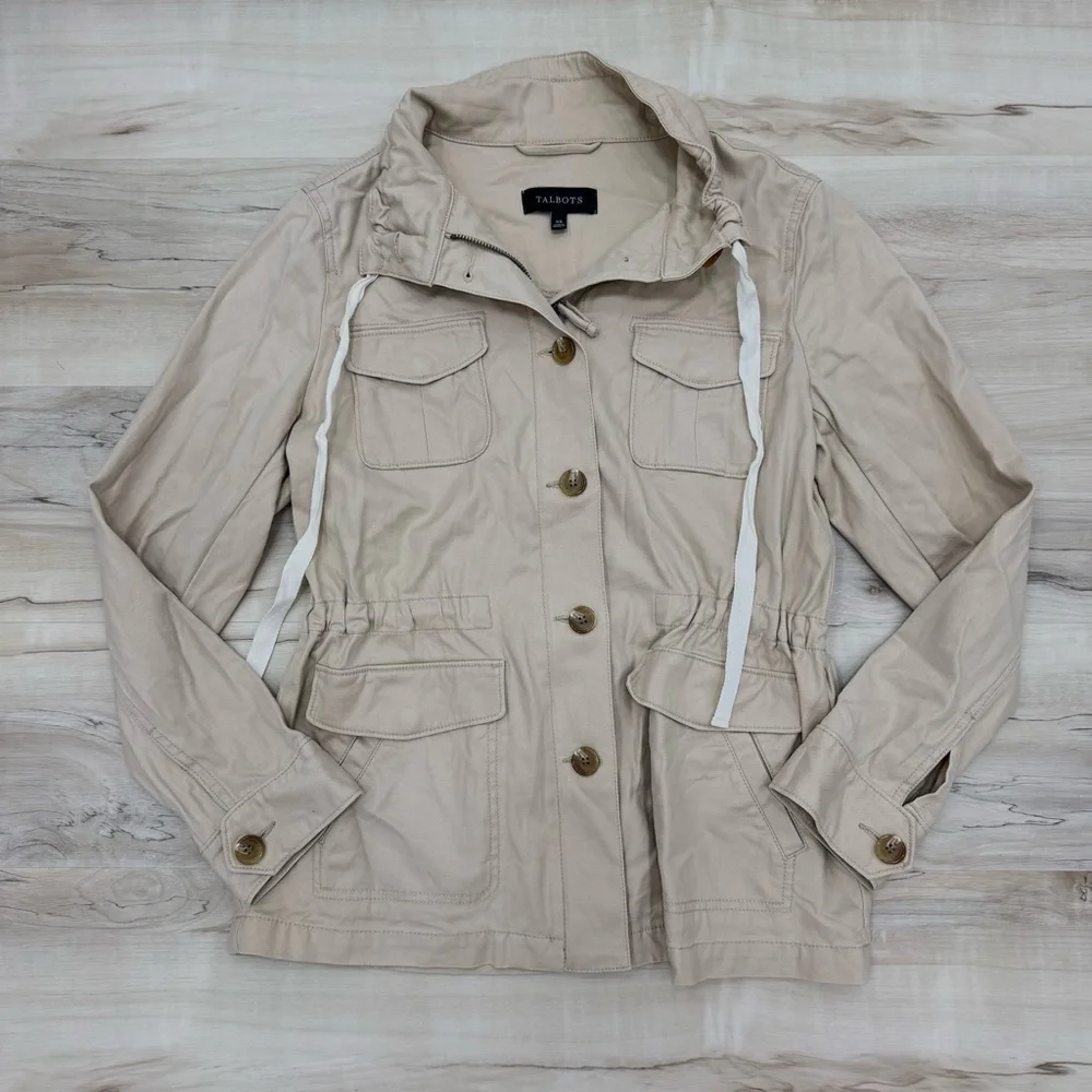 Talbots beige twill